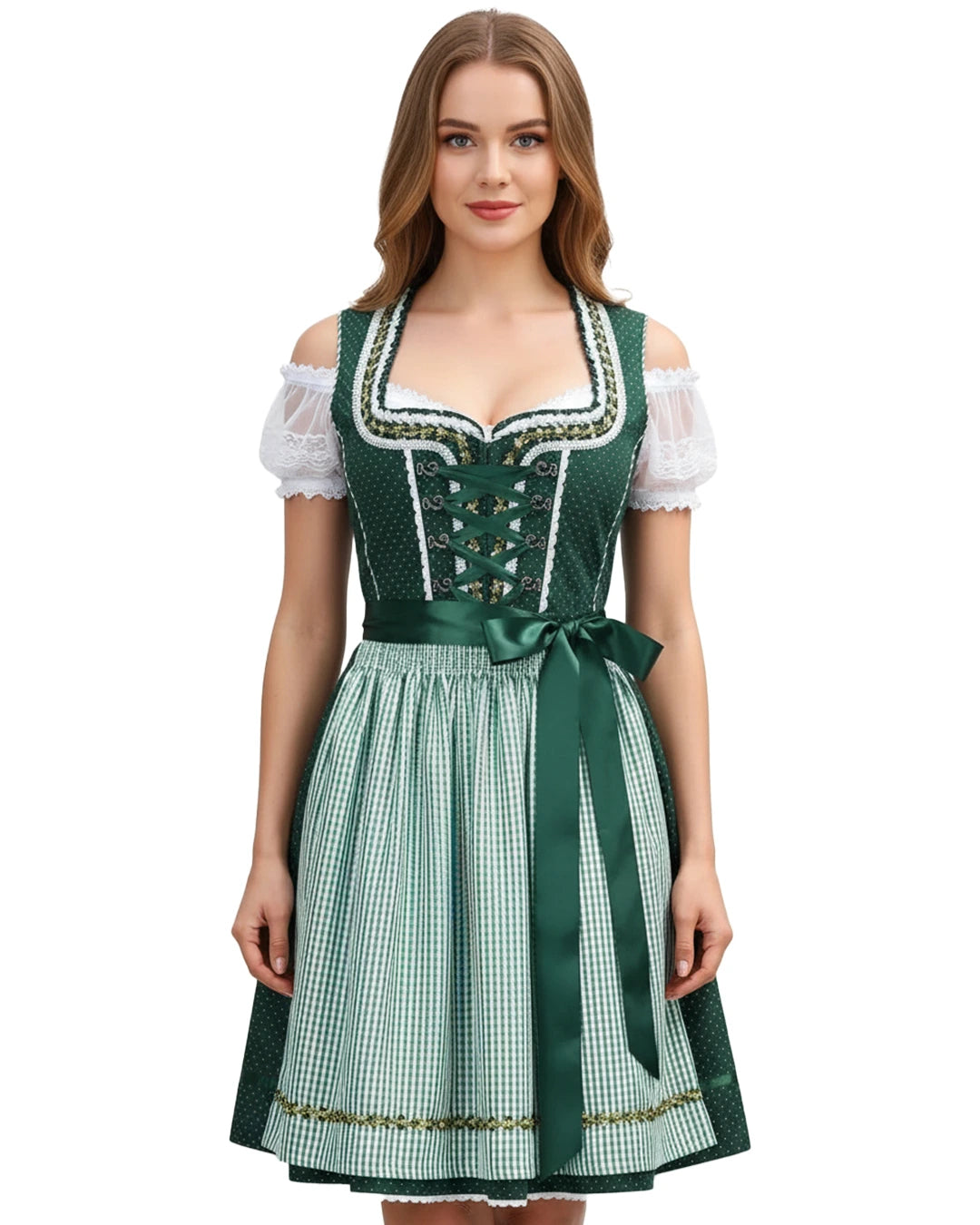 Dirndl Bergblüte – Grün