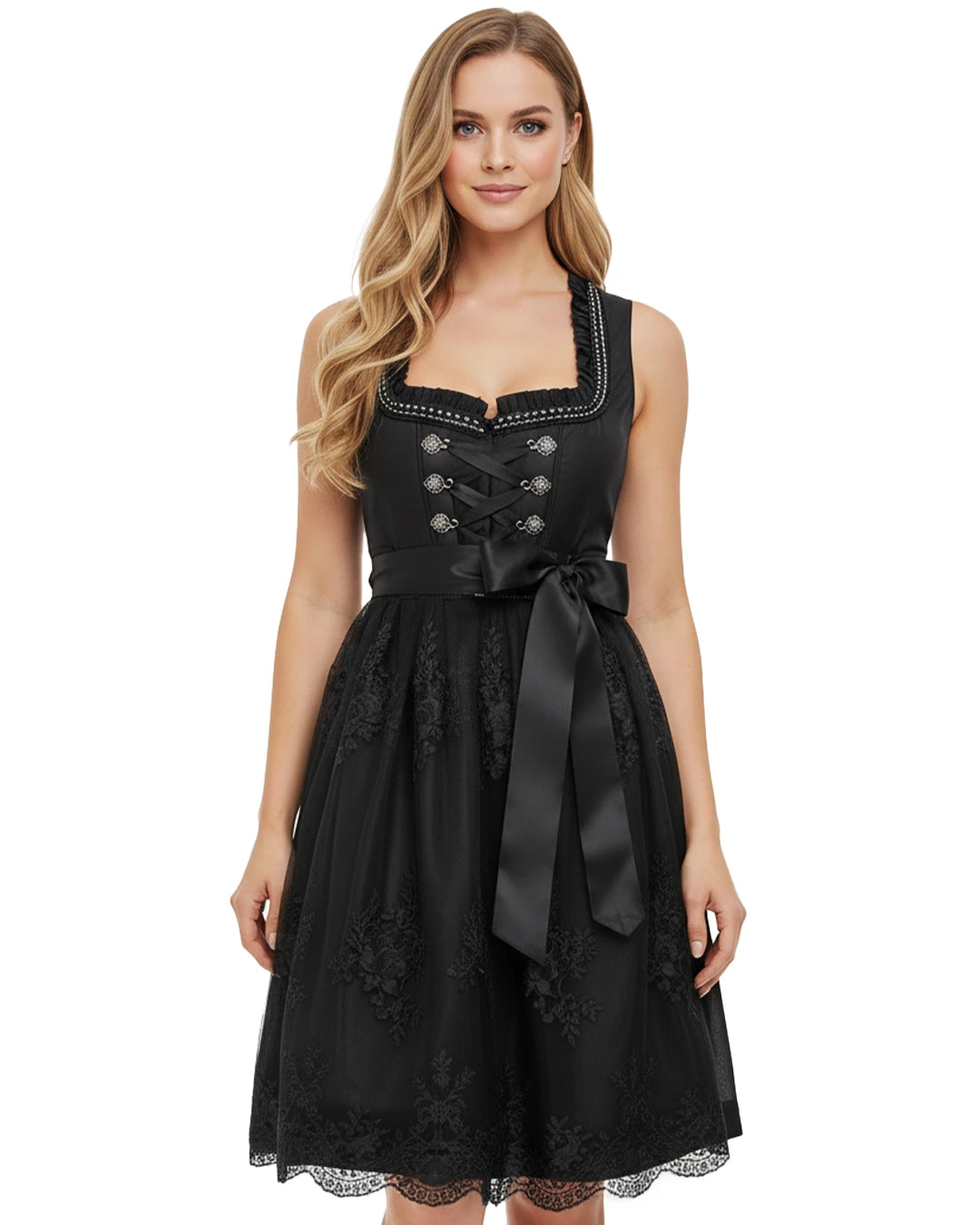 Dirndl Burgfräulein – Schwarz