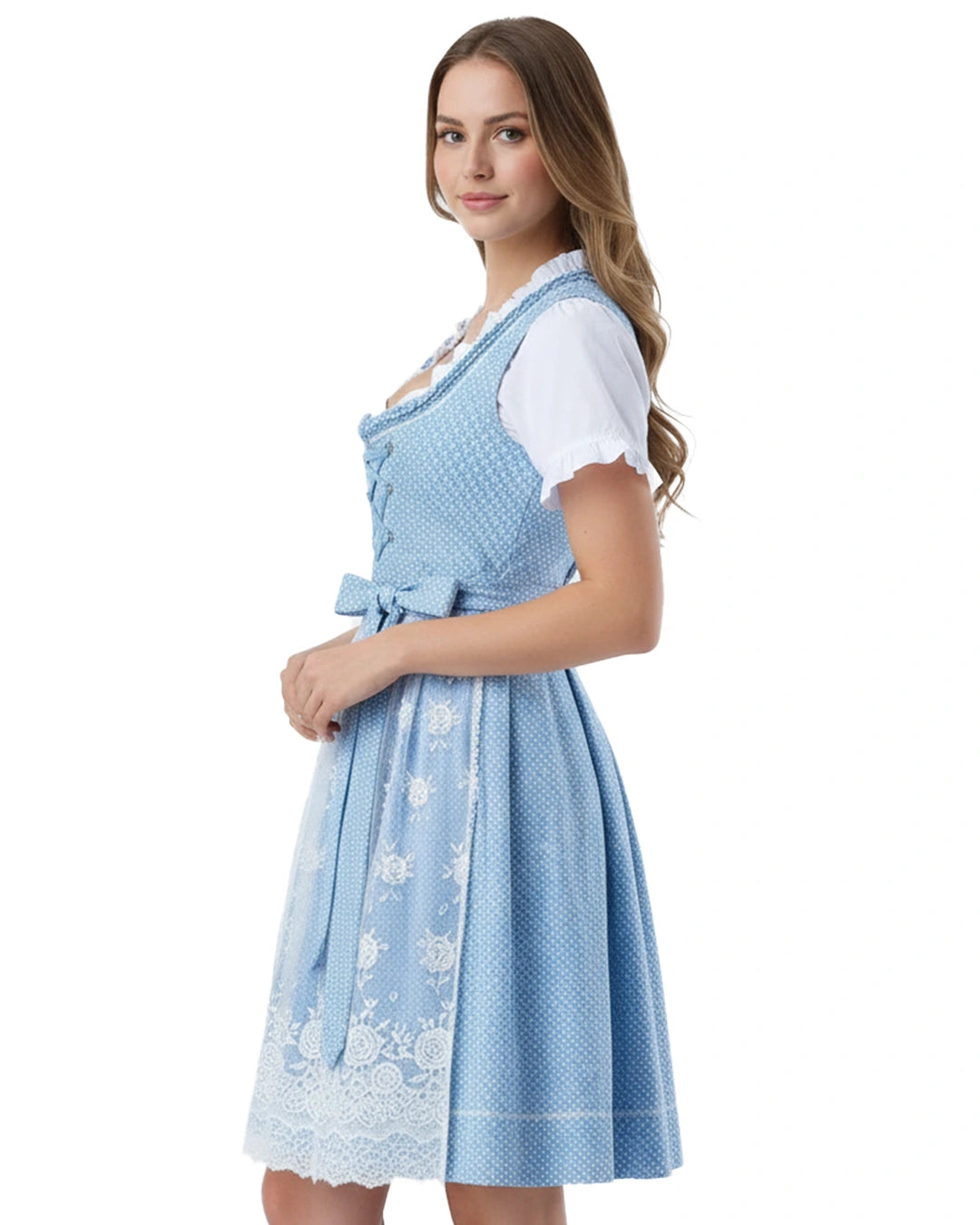 Dirndl Edelweiß – Hellblau