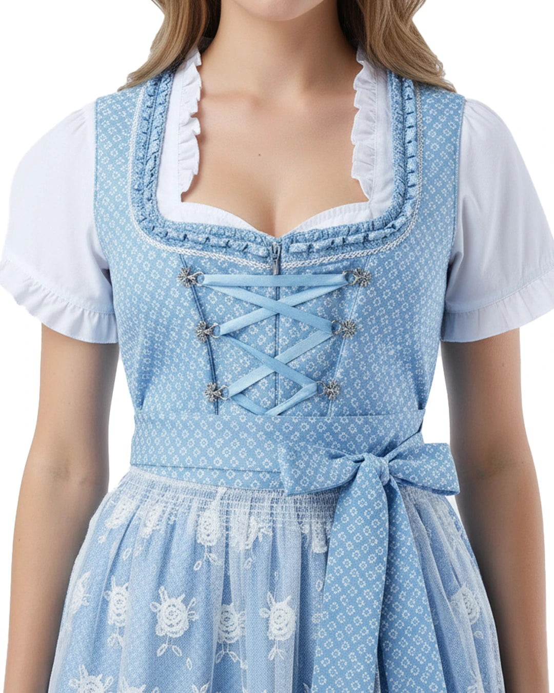 Dirndl Edelweiß – Hellblau