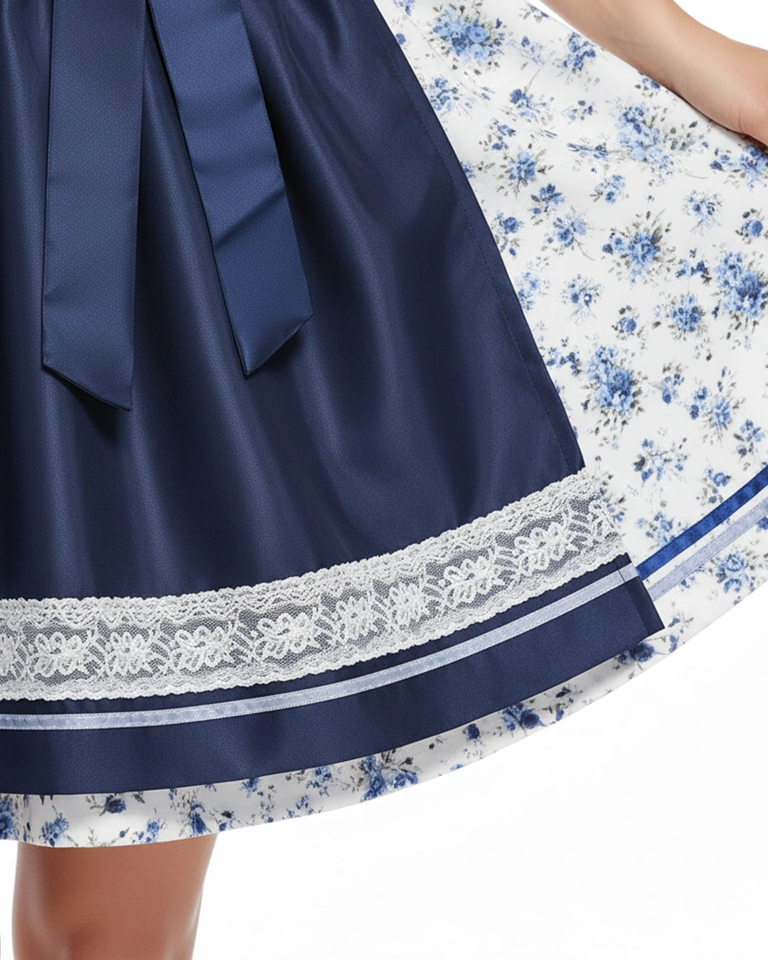 Dirndl Nebelblau – Blau