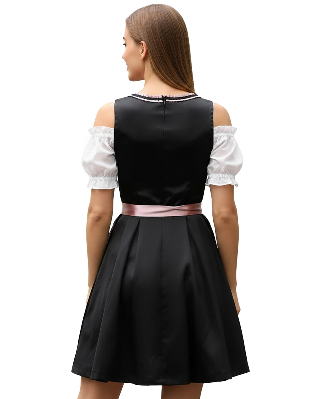 Dirndl Samtglanz – Altrosa