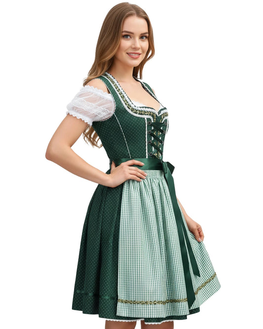 Dirndl Bergblüte – Grün