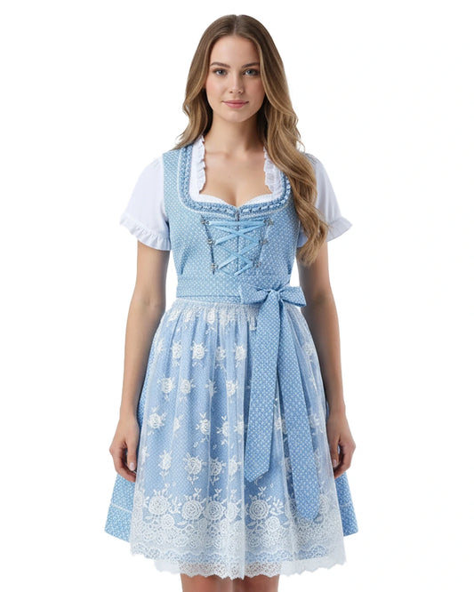 Dirndl Edelweiß – Hellblau