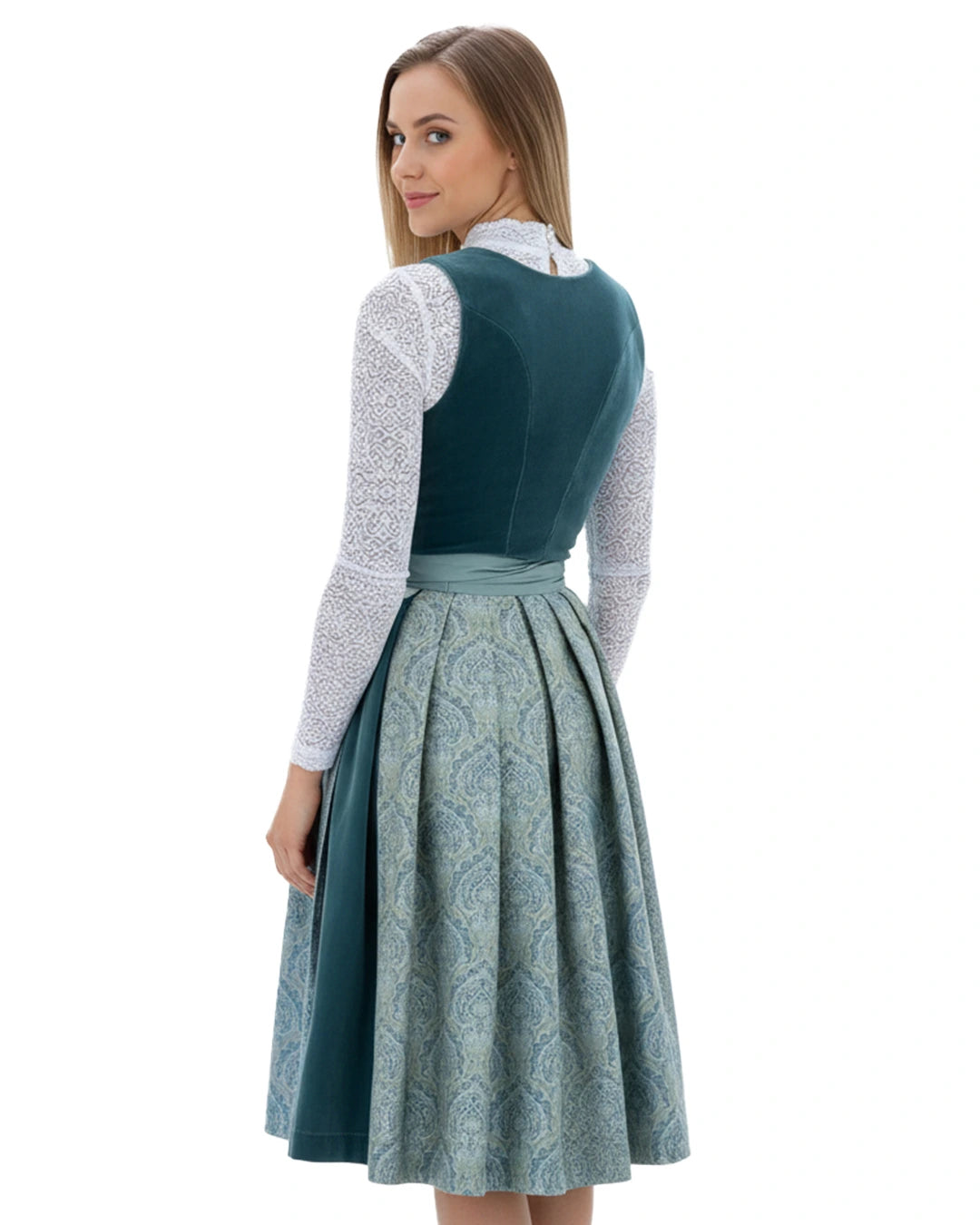 Dirndl Moosrose – Grün