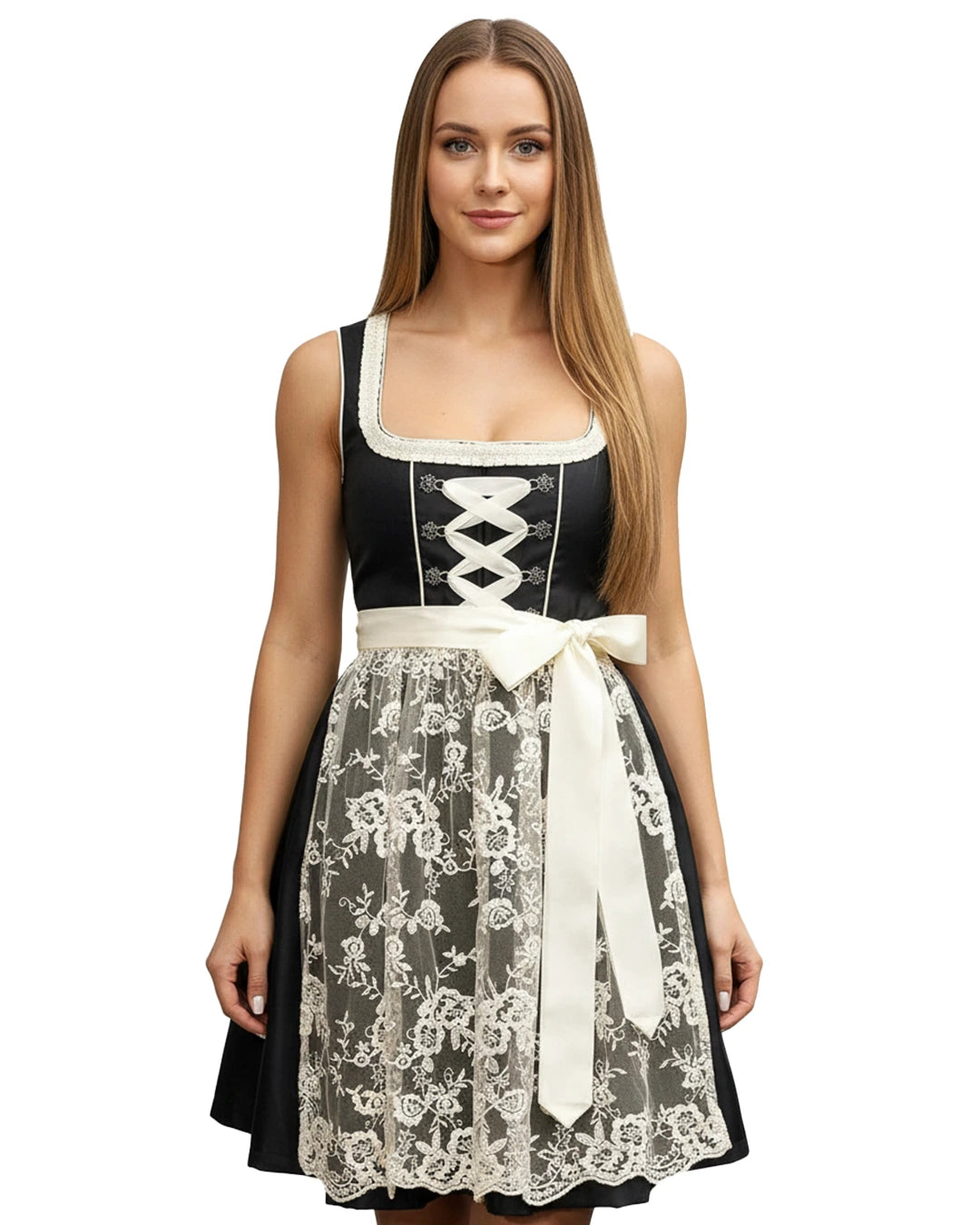 Dirndl Morgenlicht – Schwarz