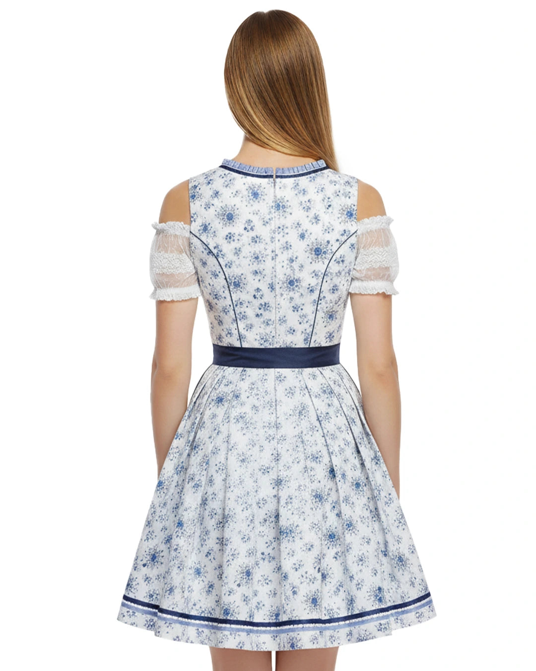 Dirndl Nebelblau – Blau