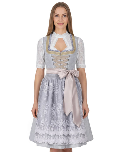 Dirndl Silberglanz – Grau