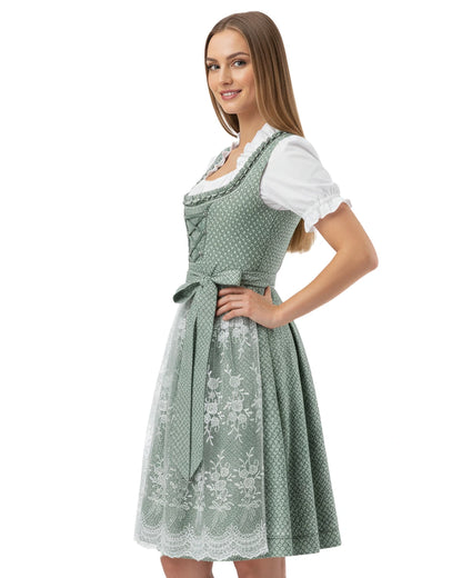 Dirndl Waldrose – Grün