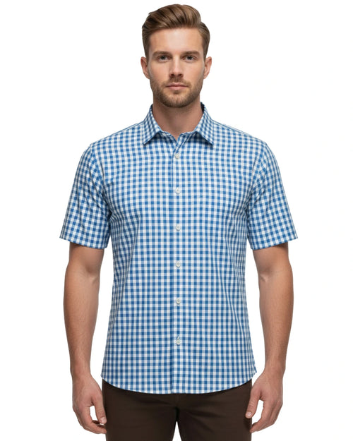 Hemd Sommerherz – Kariert Blau