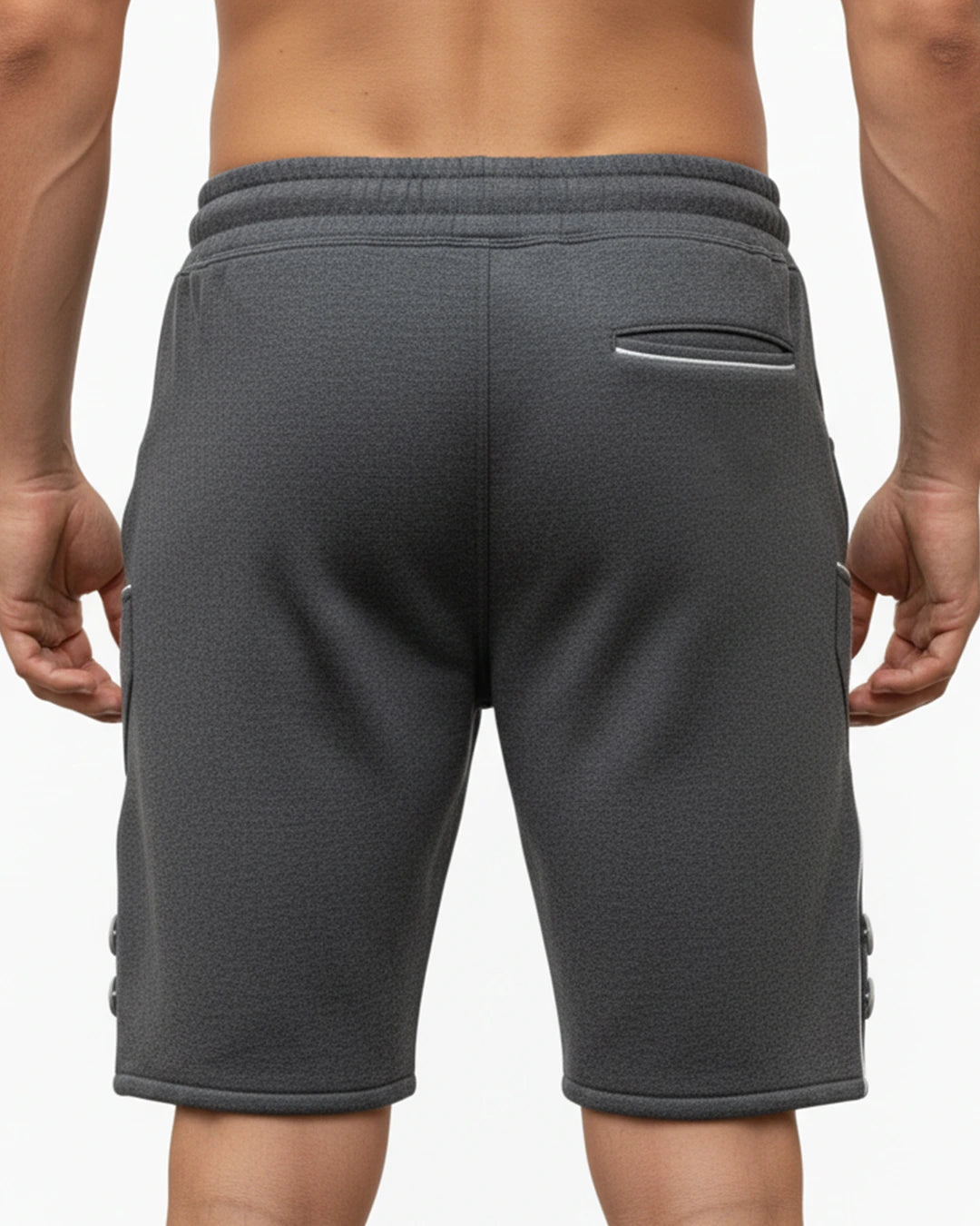 Trachten-Shorts Edelhirsch – Grau